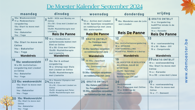 Moester Kalender September 2024