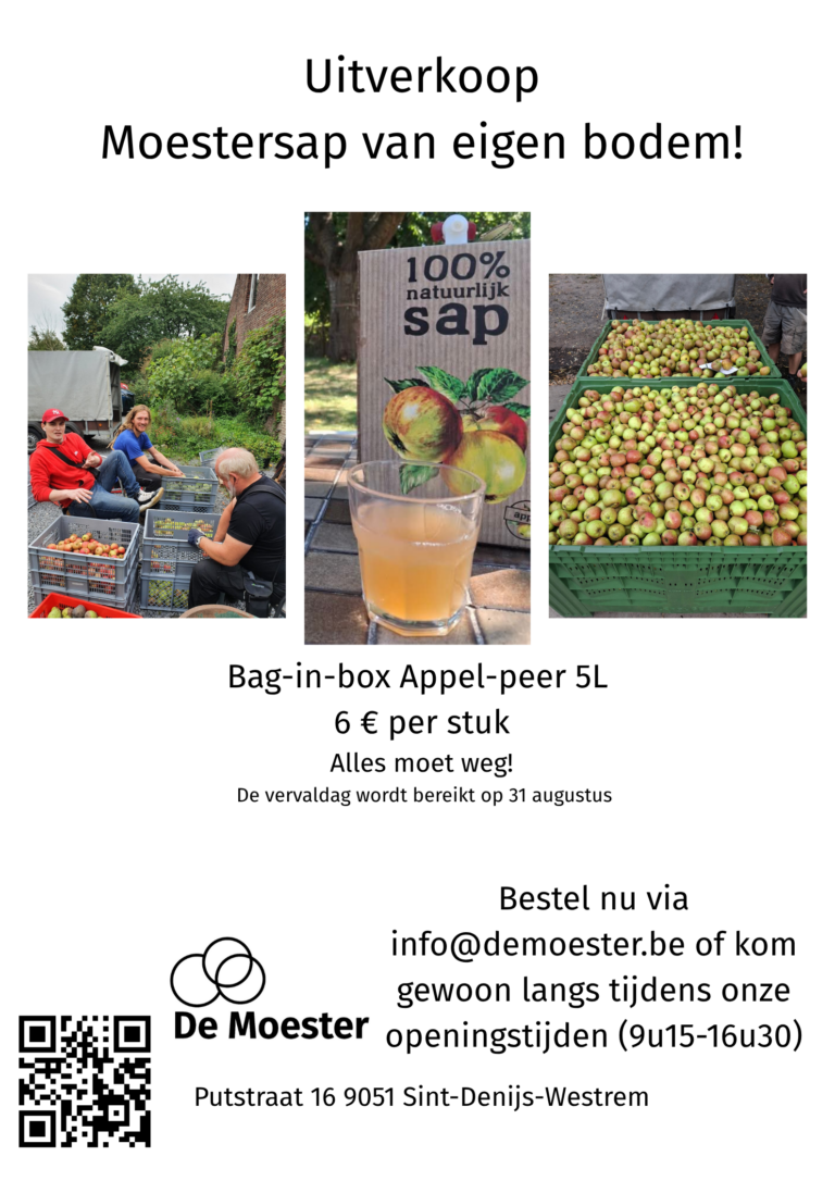 Uitverkoop Appelsap te koop